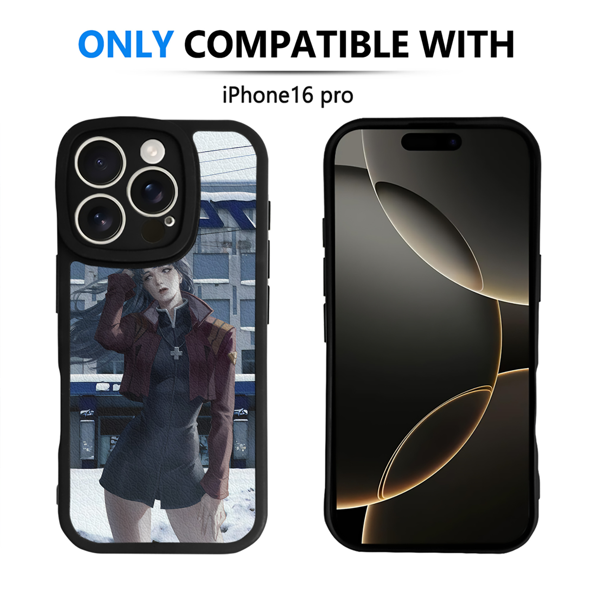 （画像用） EVA 新世紀エヴァンゲリオン 【iPhone 16シリーズ対応】シリコンスマホケース（レザー調） 材質：シリコン